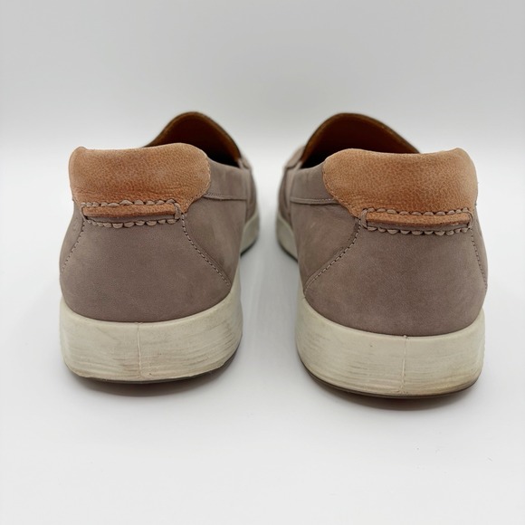 Ecco Men\'s Shoes Size 41 US 7 - 7.5 Taupe S Lite Moc Loafer Slip On Nubuck